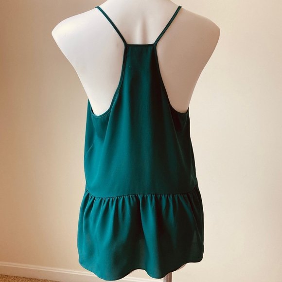 Petticoat Alley Sleeveless Top Woman Size M Fits like L Ruffle Cami Racerback - Picture 4 of 9